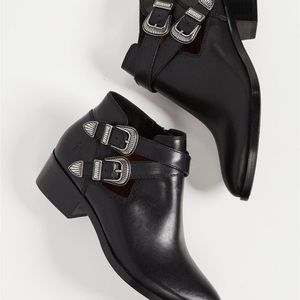 Frye Ray Western Shootie ankle boots